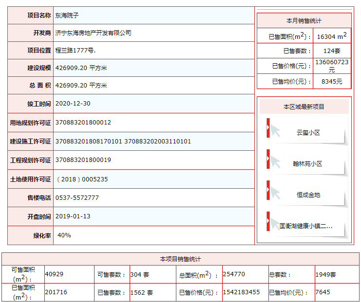 房地产信息综合平台